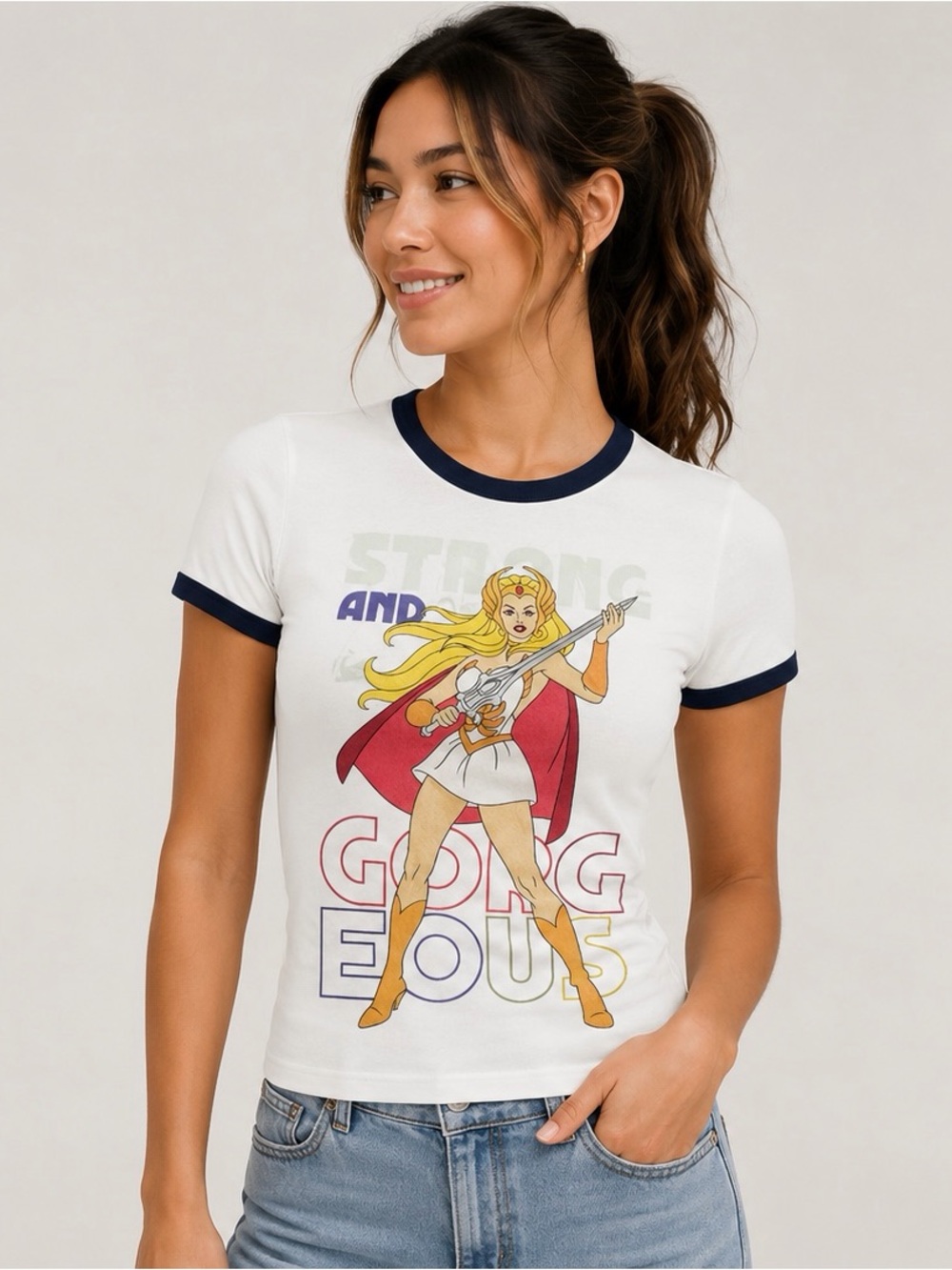 She-Ra Graphic Retro Ringer Tee - ModCloth
